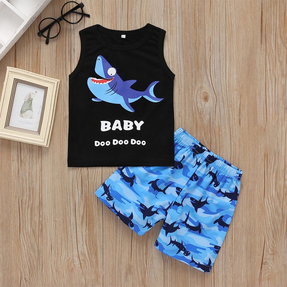 Little Boy's Baby Shark Outfit